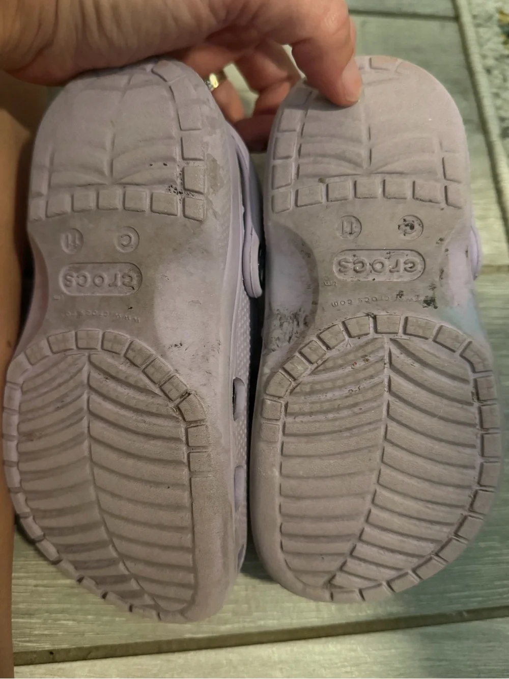 CROCS Kids Lavender Clogs with Mixed Character Jibbitz